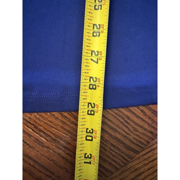 Susan Graver Artisan Top Size XL  Blue Beaded V Neck 3/4 Sleeve Tunic Blouse - Picture 6 of 15